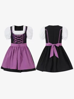 Halloween Costumes d'Halloween pour enfants Ensemble de polyester Halloween bleu ciel clair Robe pour enfants
