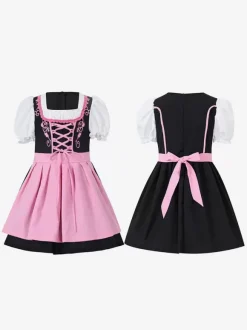 Halloween Costumes d'Halloween pour enfants Ensemble de polyester Halloween bleu ciel clair Robe pour enfants