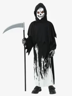 Halloween Costumes d'Halloween pour enfants Ensemble de polyester noir pour Halloween Vêtements pour enfants