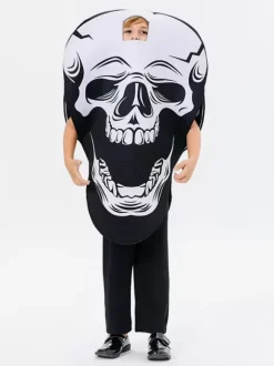 Halloween Déguisement d'Halloween pour enfants Haut en polyester noir pour enfants