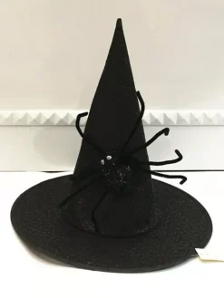 Halloween Décorations d'Halloween Chapeau de mage en plastique rouge Décorations de vacances