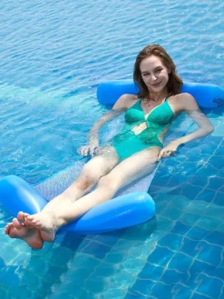 Hamac Nager L'Eau 2026 Gonflable Lit Flottant Bassin Mattress Anneau De Natation