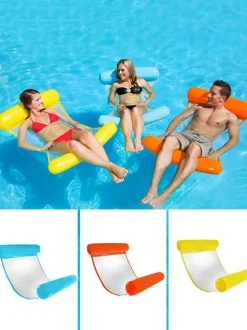 Hamac Nager L'Eau 2026 Gonflable Lit Flottant Bassin Mattress Anneau De Natation
