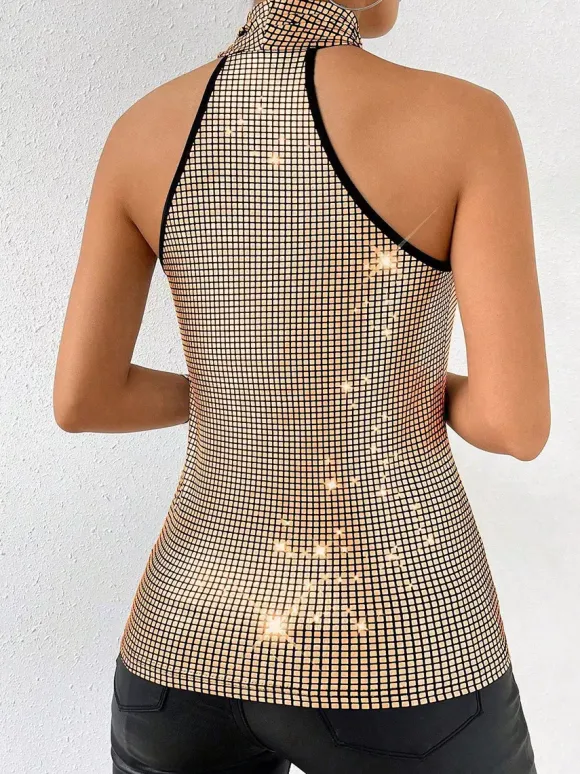 Hauts de soirée tendance hauts dos nu sans manches