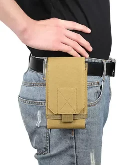 Homme Sac Khaki Nylon Taille Sac