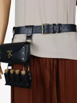 艗illets pour accessoires de costume Steampunk marron pour hommes