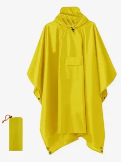 Imperméable à capuche randonné Accessoires Homme Polyester Bleu Foncé