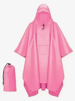 Imperméable à capuche randonné Accessoires Homme Polyester Bleu Foncé