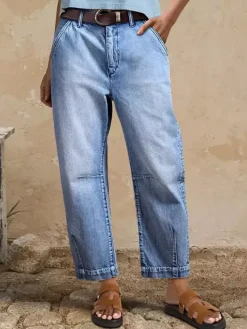 Jean clair taille haute court