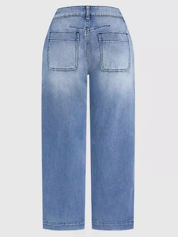 Jean clair taille haute court