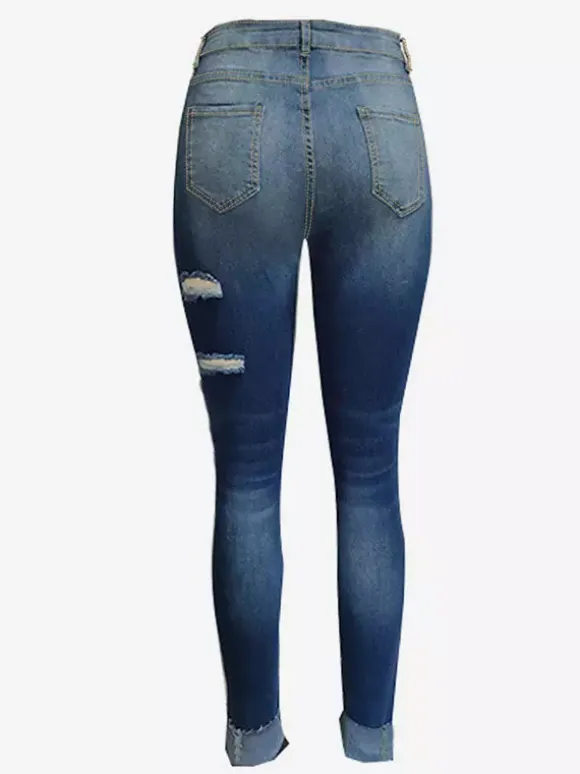 Jeans pour femmes bas de jeans style streetwear décontracté et charmant