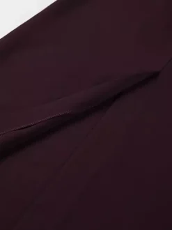 Jupe longue fendue au dos pour femme - Élégante jupe droite taille haute - Tenue de bureau luxueuse et discrète 2026
