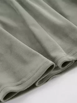 Jupe longue sirène moulante taille haute en faux daim extensible