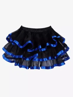 Jupes courtes sexy en tulle bleu pour l'hiver