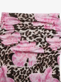 Jupes marron taille haute sexy été longues bas pour femmes