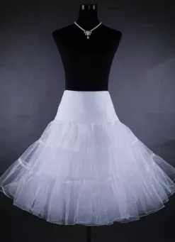 Jupon de mariage blanche en taffetas Jupon de soirée Jupon de robe