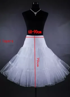 Jupon de mariage blanche en taffetas Jupon de soirée Jupon de robe