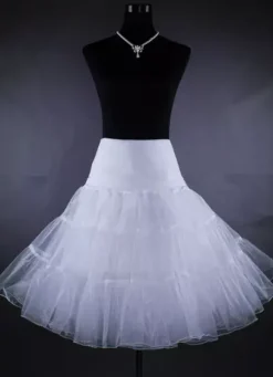 Jupon de mariage blanche en taffetas Jupon de soirée Jupon de robe