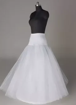 Jupon pour le mariage blanc 2 couches en lycra