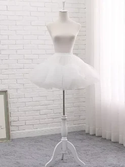 Jupons Lolita en gaze souple et désossée pour costumes de cosplay avec support en gaze
