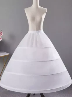 Jupons Lolita Style Rococo Jupe Blanche Couches En Polyester