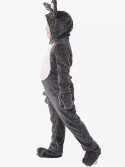 Kigurumi Onesie Pyjama Animal Halloween Enfant Combinaison Polyester Capuche Chapeau