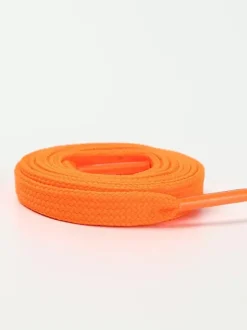 Lacet Chaussures Plates Sport Basket Sneakers 10 mm De Large Orange Accessoires