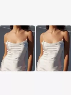 Linge de Mariée Cache-tétons pour lingerie de mariée sans bretelles