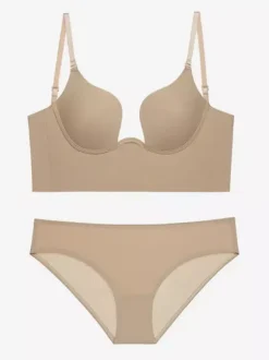 Linge de Mariée Ensemble 2 Pièces Soutien-gorge Culotte De Lingerie De Mariée Sous-vêtements Pour Femmes