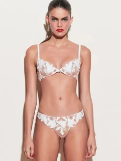 Linge de Mariée Lingerie De Mariée Ensemble Soutien-gorge Culotte En Dentelle Sous-vêtements Femme