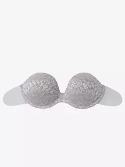 Linge de Mariée Soutien-gorge push-up sans bretelles en dentelle Pasties pour femmes