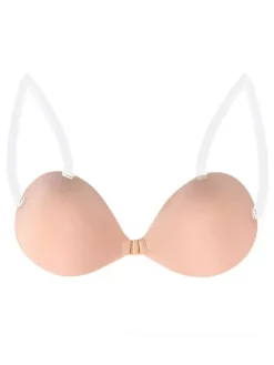 Linge de Mariée Soutiens-gorge Invisible Femme avec Bretelles Unicolore