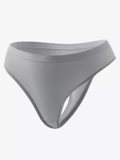Linge de Mariée String taille basse en coton pour femmes grandes tailles confortable et respirant dos nageur idéal pour le sport et le quotidien couleur chair. Culotte lingerie.