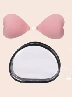 Linge de Mariée Cache-tétons réutilisables pour femmes avec sac de voyage lingerie