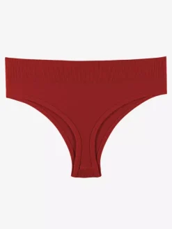 Linge de Mariée Culotte string Pure-Aestic pour femme sans coutures invisible taille mi-haute grande taille dos en T
