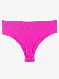 Linge de Mariée Culotte string Pure-Aestic pour femme sans coutures invisible taille mi-haute grande taille dos en T
