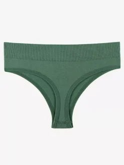 Linge de Mariée Culotte string Pure-Aestic pour femme sans coutures invisible taille mi-haute grande taille dos en T