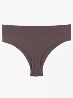 Linge de Mariée Culotte string Pure-Aestic pour femme sans coutures invisible taille mi-haute grande taille dos en T