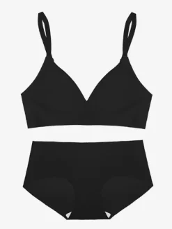Linge de Mariée Ensembles de lingerie décontractée 2 pièces pour adultes soutien-gorge et culotte couleur chair