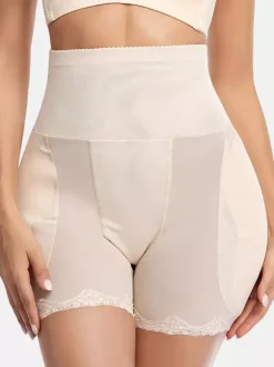 Linge de Mariée Lingerie gainante taille haute noire effet ventre plat.