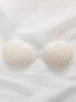 Linge de Mariée Lingerie Pasties pour femmes soutien-gorge sans bretelles dos nu push-up en dentelle à imprimé floral