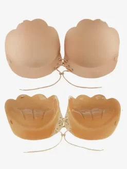 Linge de Mariée Lingerie Pasties à cordon de serrage soutien-gorge sans bretelles invisible pour femmes