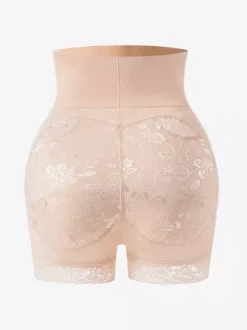 Linge de Mariée Lingerie sculptante noire grande taille shorty gainant push-up pour fesses ventre plat hanches rembourrées silhouette galbée