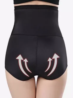 Linge de Mariée Lingerie sculptante culotte gainante taille haute post-partum effet ventre plat et fesses galbées gaine post-césarienne