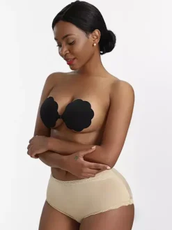Linge de Mariée Lingerie Soutien-gorge adhésif pour femme dos nu sans bretelles push-up invisible