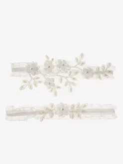 Linge de Mariée Porte-Jarretelles En Dentelle Blanche Pour Femme Jarretière Perle