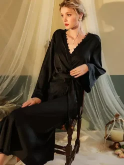 Linge de Mariée Robes Pyjama Sexy Dentelle Dos Nu