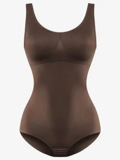 Lingerie Body Sculptant Rose Sans Manches Col U