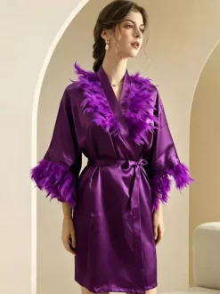 Lingerie de mariée pyjamas robes de chambre nuisettes blanches à lacets nuisettes d'intérieur