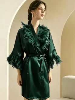 Lingerie de mariée pyjamas robes de chambre nuisettes blanches à lacets nuisettes d'intérieur